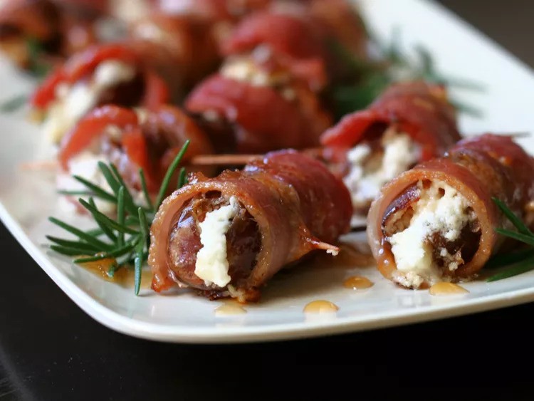 Bacon Wrapped Dates